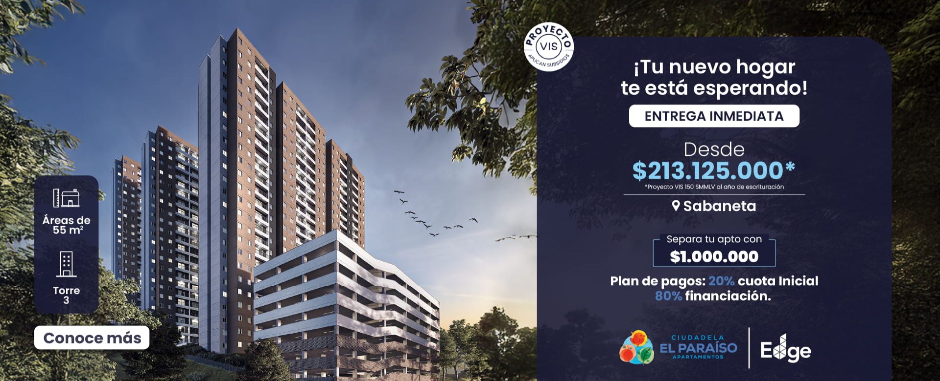 Ciudadela El Paraíso, tu nuevo hogar te está esperando