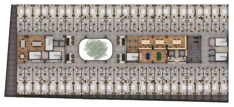 Planta típica, Lofts y Oficinas