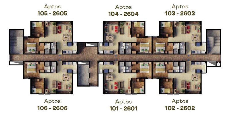 Planta de piso, Torre 2
